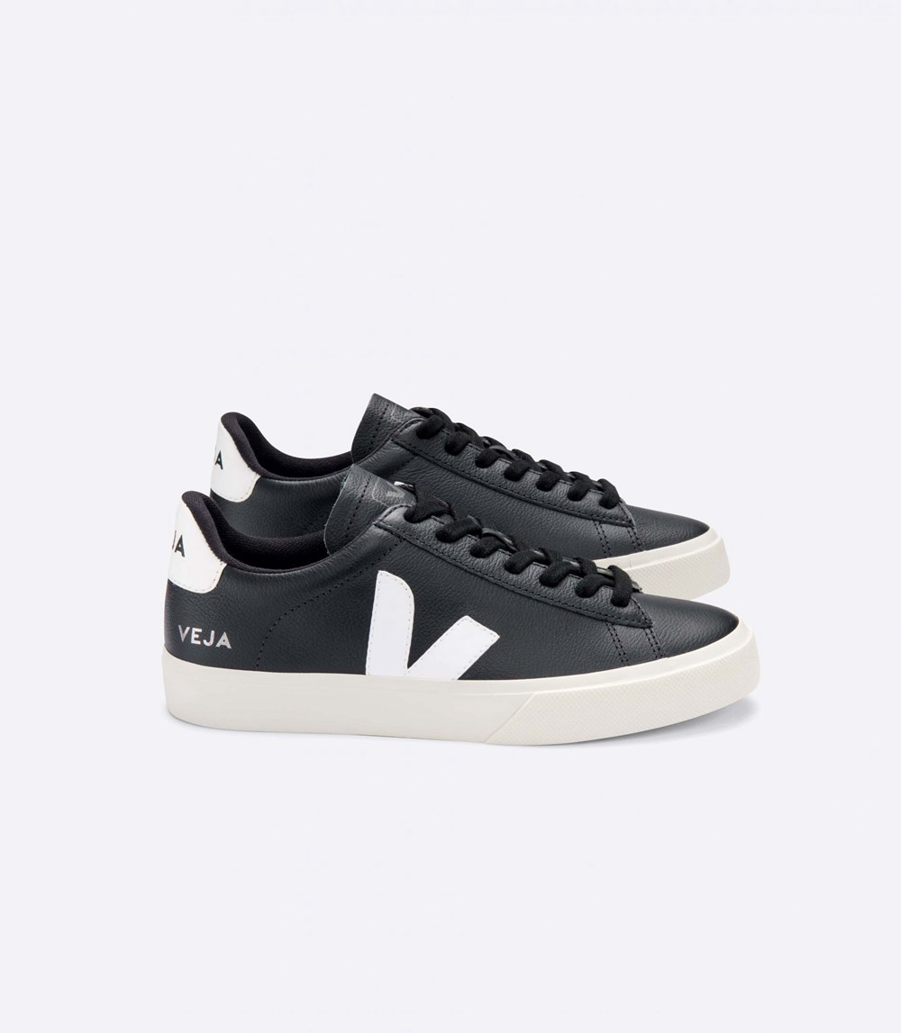 Tenis Veja Hombre - Campo Chromefree - Negros/Blancos - 214BSPMZU